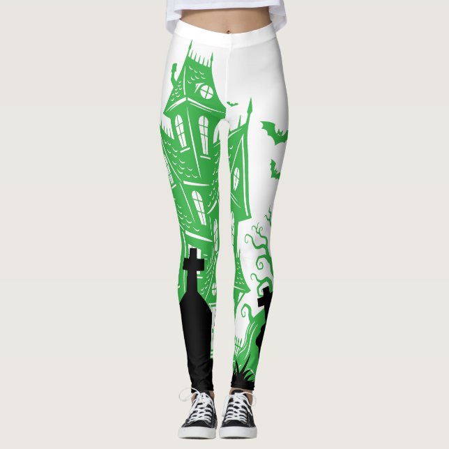 Leggings : HALLOWEEN House #6 (Front)