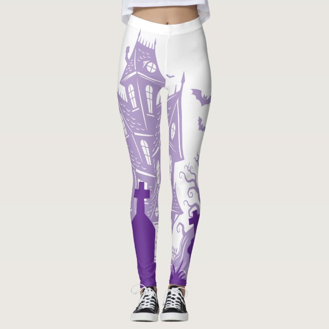 Leggings : HALLOWEEN House #7 (Front)