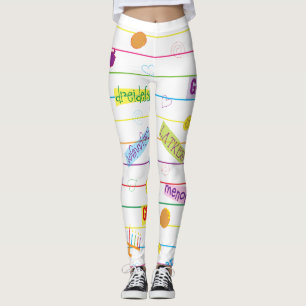 Leggings Hanukkah Design