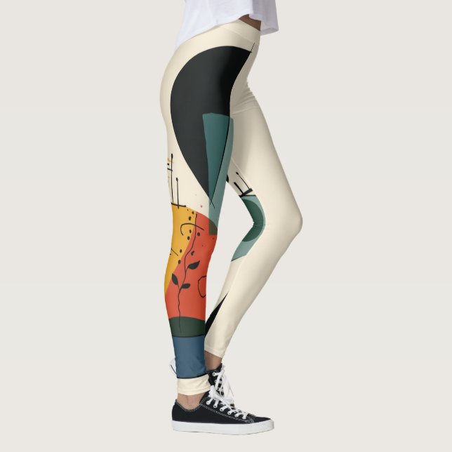 leggings in the style of Picasso  (Right)