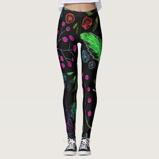 Leggings Jardín de Flores (Front)