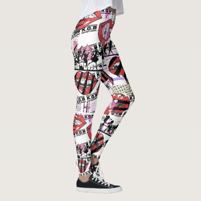 Leggings KGB Red Juicy Lips McFly (Right)