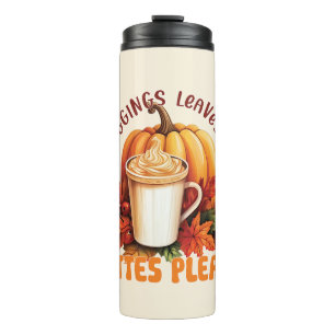 Leggings. Leaves & Lattes Please Thermal Tumbler