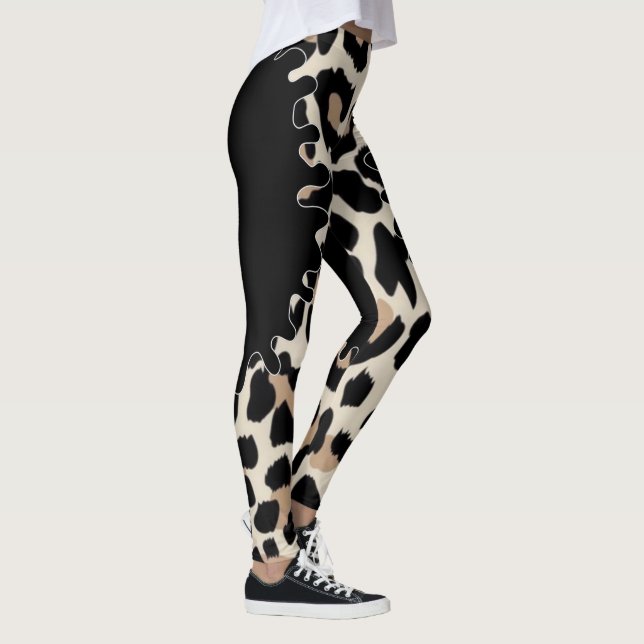 Leggings leopard with Special Cut (Right)