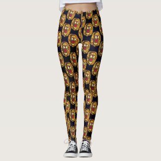 Leggings - Lion's head (Isi-Agu collection)