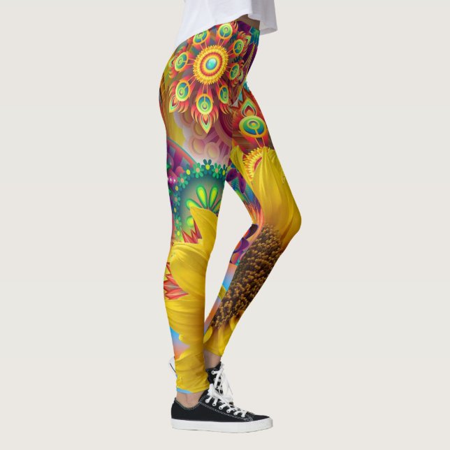 Leggings Long Floral (Right)