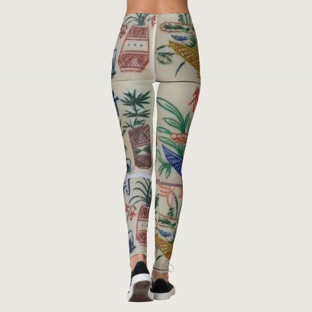 Leggings Long Mahjongg (Back)
