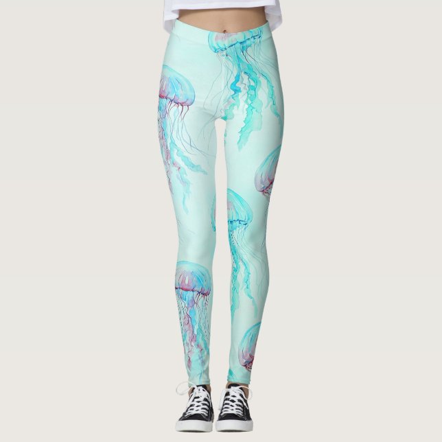 Leggings Medusas en el mar  (Front)