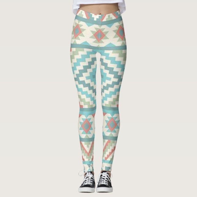 Leggings/Native American Pattern Leggings (Front)