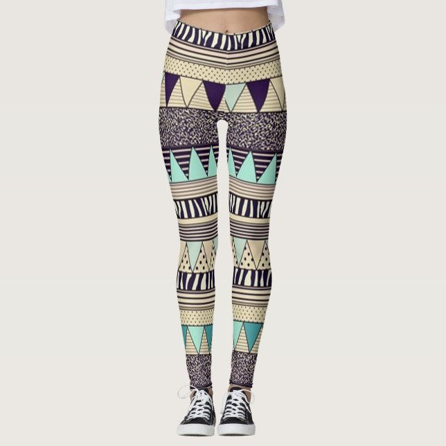Leggings/Native American Pattern Leggings (Front)
