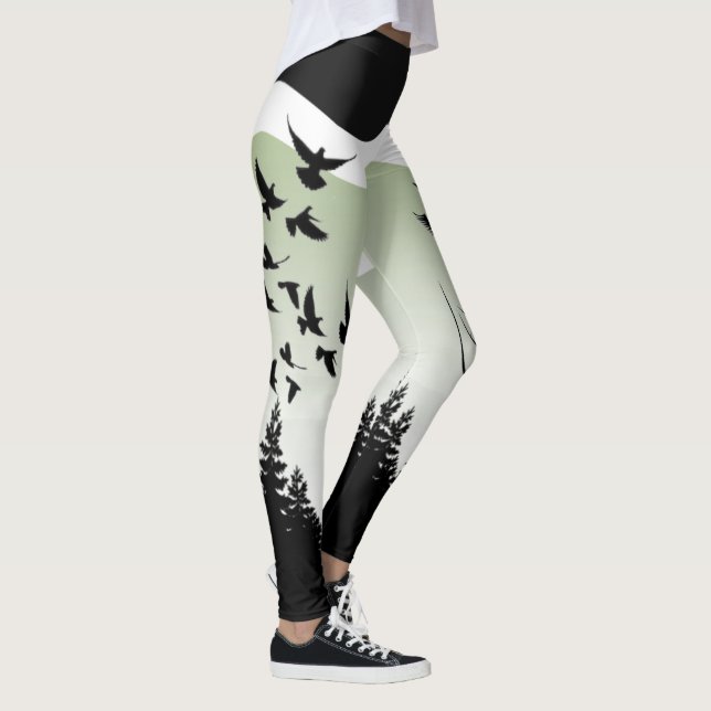 Leggings Nature and Birds (Right)