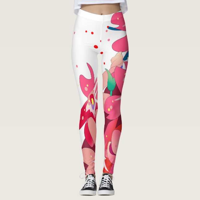 Leggings of Flowers (Front)