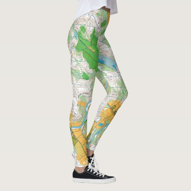 Leggings - Orienteering map1 (Right)