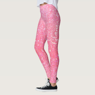 Leggings - Pink Glitter Glam