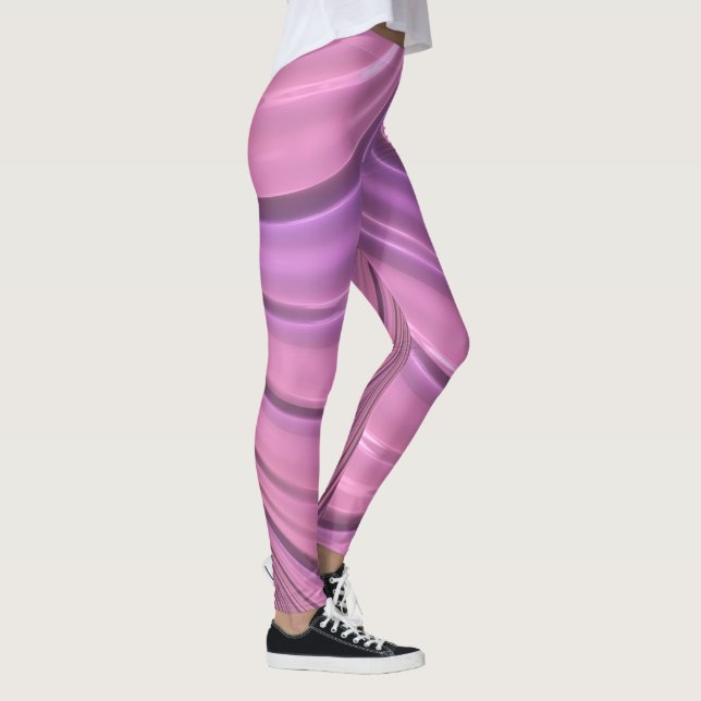 Leggings ~ pink mauve purple ~ Original (Right)
