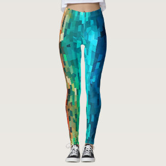 Leggings Pixel Design Unique Style