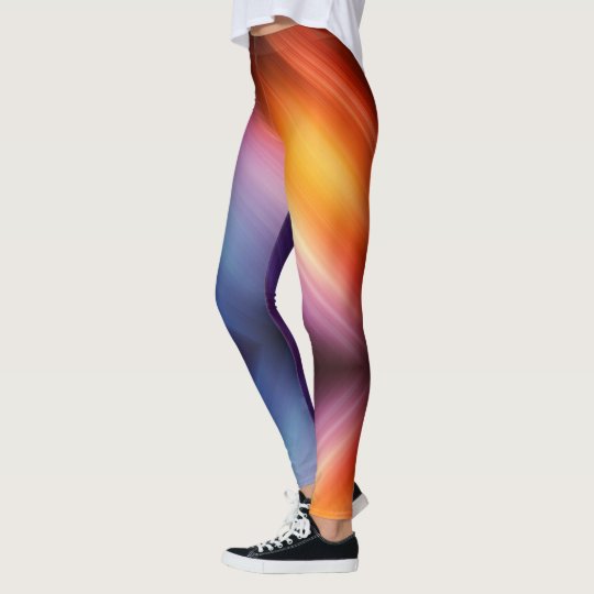 rainbow running leggings