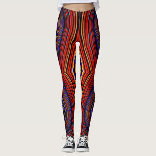 Leggings ~ red blue ~ Original