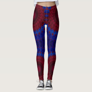 Leggings ~ red blue ~ Original