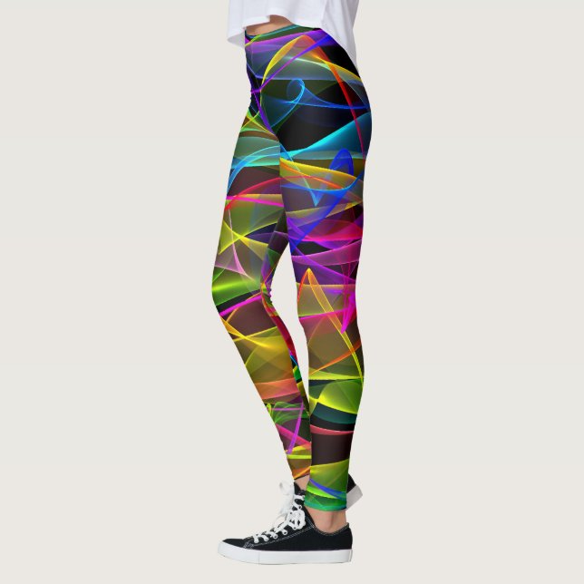 Leggings - Ribbons of Light (Left)