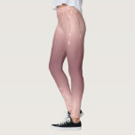 Leggings Rose Gold Blush Glitter Sparkle Drips<br><div class="desc">Rose Gold Blush Glitter Sparkle Drips Pink Wedding or Party Supplies / Gift - Add Your Unique Text / Name - Make Your Special Gift - Resize and move or remove and add text / elements with customisation tool. Design by MIGNED. Please see my other projects / designs and paintings....</div>