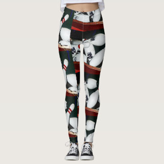 Leggings: Sport Collection (Bowling Pins 2) Leggings
