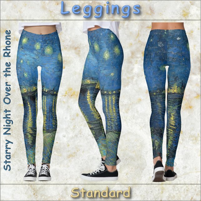 LEGGINGS - "Starry Night O.T.R" - van Gogh (Creator Uploaded)
