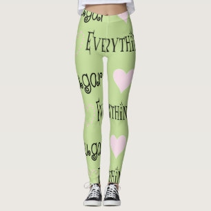 Leggings Sugar & Spice & Everything Nice Design