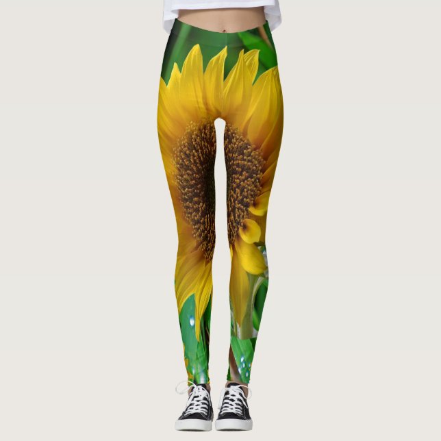 leggings sunflowers (Front)