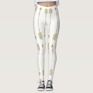 Leggings - Tribal Gold Arrows