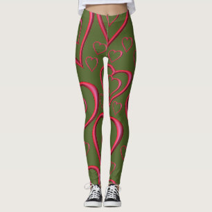 leggings valentine hearts