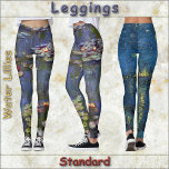 LEGGINGS - "Water Lillies" - Claude Monet<br><div class="desc">An image entitled "Water Lillies" by Claude Monet is featured on these colourful Leggings. Available in five women's sizes (XS, S, M, L, XL). See "About This Product" description below for general sizing and product info. The image covers the entire pair of leggings by default. ►It can be adjusted in...</div>