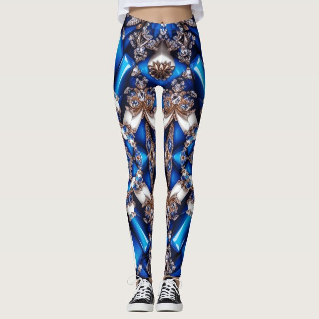 Leggings with Argentinian Colours design (Front)