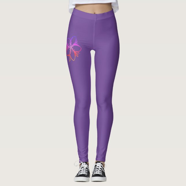 Leggings with beautiful art design (Front)