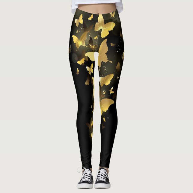 Leggings with butterflies! (Front)