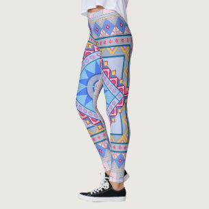 Leggings with creative art
