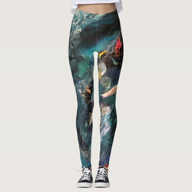 Leggings with Fishing Net (Front)