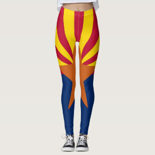 Leggings with flag of Arizona State, USA