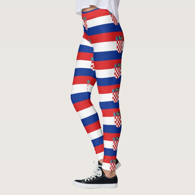 Leggings with flag of Croatia (Left)