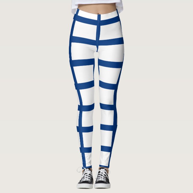 Leggings with flag of Finland (Front)
