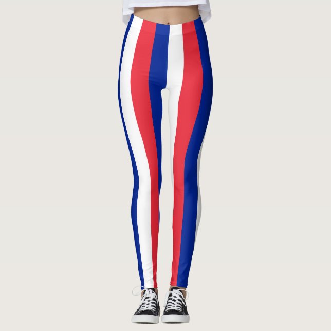 Leggings with flag of France (Front)