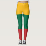 Leggings with flag of Lithuania<br><div class="desc">Show off your Baltic pride in style with these eye-catching leggings featuring the flag of Lithuania! These vibrant leggings are designed for both comfort and expression, showcasing the bold tricolor of the Lithuanian flag—yellow, green, and red—in a dynamic and stylish pattern. Whether you're heading to the gym, running errands, or...</div>