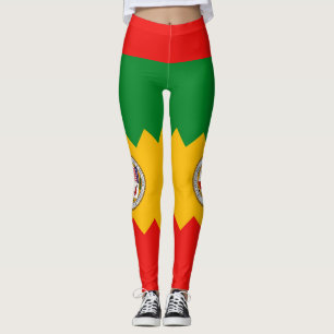 Leggings with flag of Los Angeles City, USA