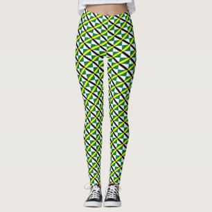 Leggings with flag of Monterey City, USA
