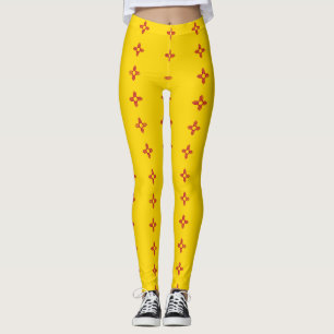 Leggings with flag of New Mexico State, USA