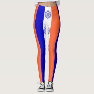 Leggings with flag of New York City, USA