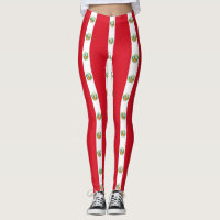 Leggings with flag of Peru