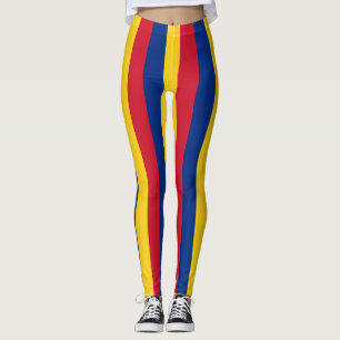 Leggings with flag of Romania