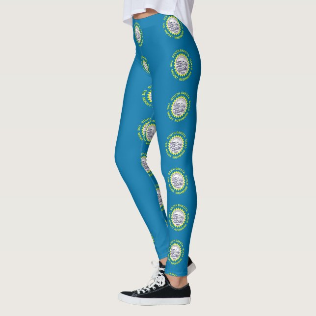 Leggings with flag of South Dakota, USA (Left)