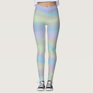 Leggings with Mixed Pastel Colours